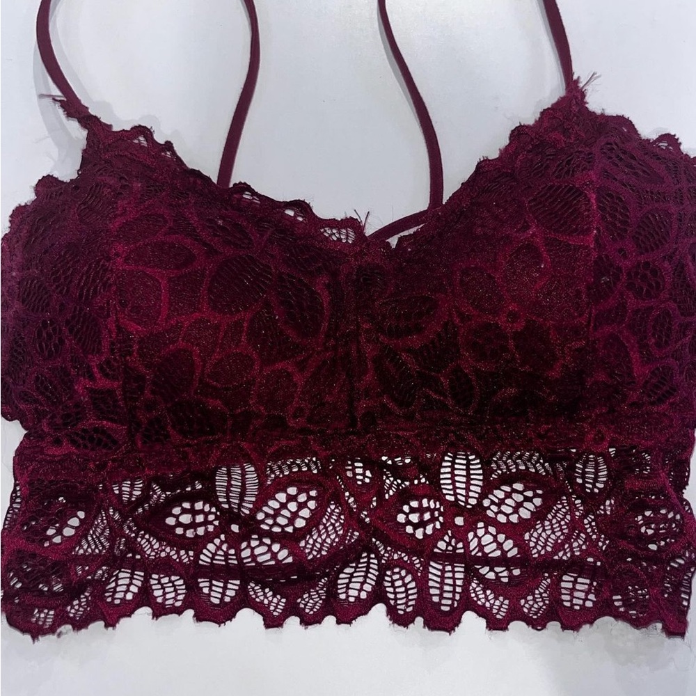 Burgundy Bralette